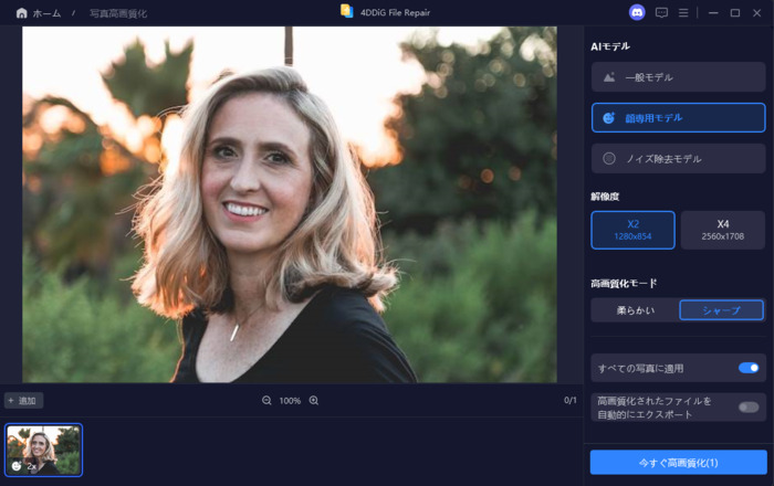 AIモデルを選択する
