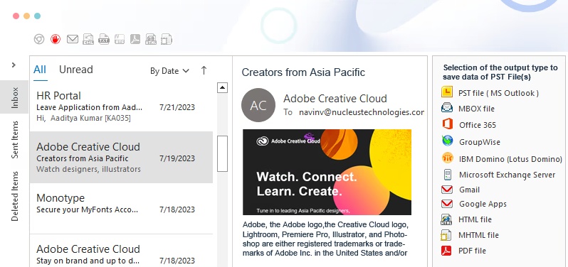 Kernel for Outlook PST Repair