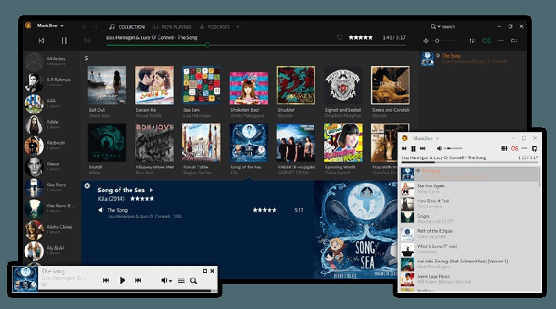MusicBeeプレイヤー