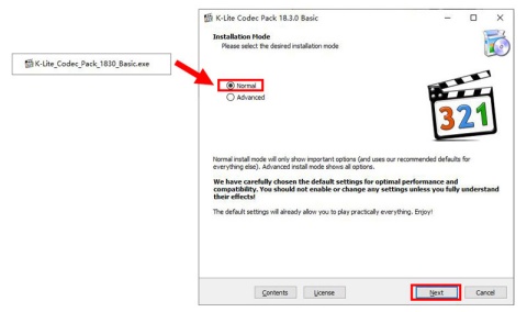 ダウンロードしたインストーラーをクリックして起動する