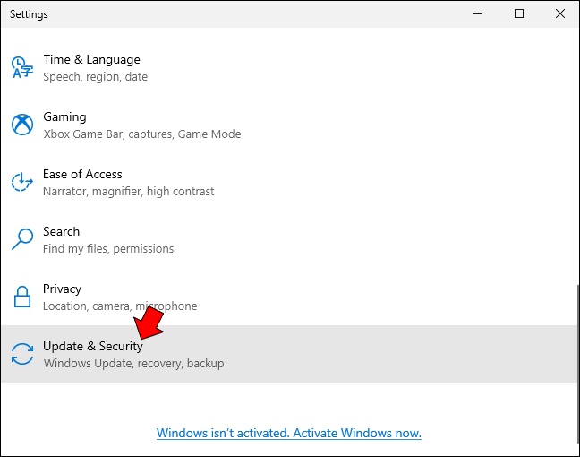 オーディオドライバーを更新する画面
