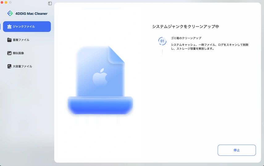 システムキャッシュのクリーニング