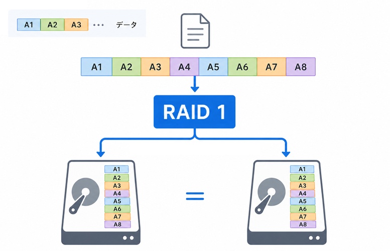 RAID 1構成