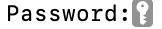 パスワード入力