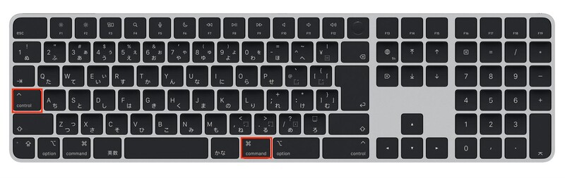 Command + Control + 電源ボタンを押して再起動