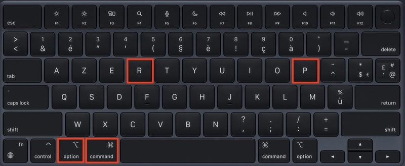 NVRAMリセットキー