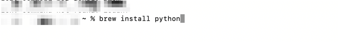 コマンドでPythonをインストール