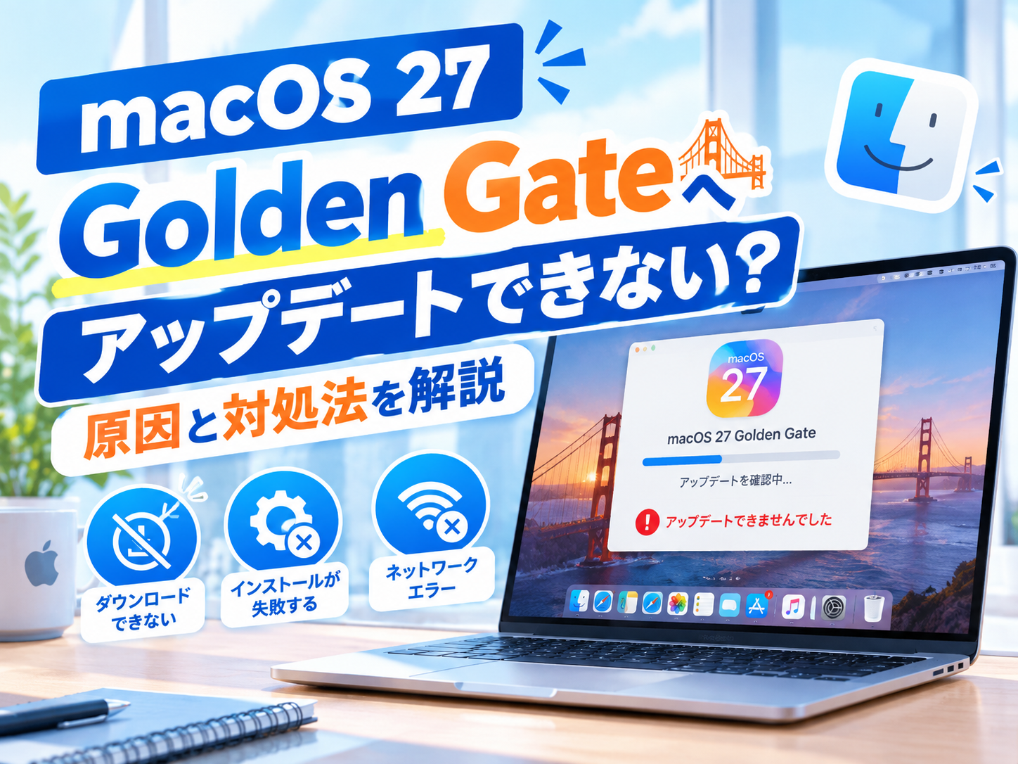 macOS 27 Golden Gateにアップデートできない