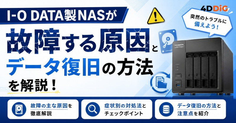 IODATA製NASデータの復旧