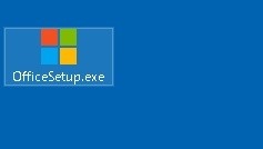 セットアップファイルをダブルクリック