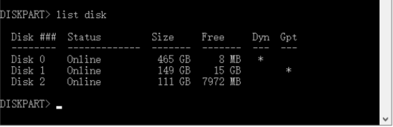 回復パーティションの削除 