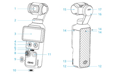 Osmo Pocket 4概要図