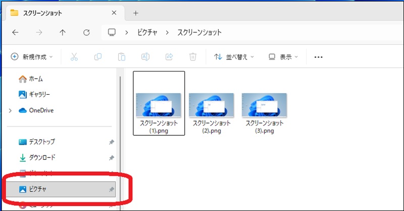 Windows+prtscで撮る