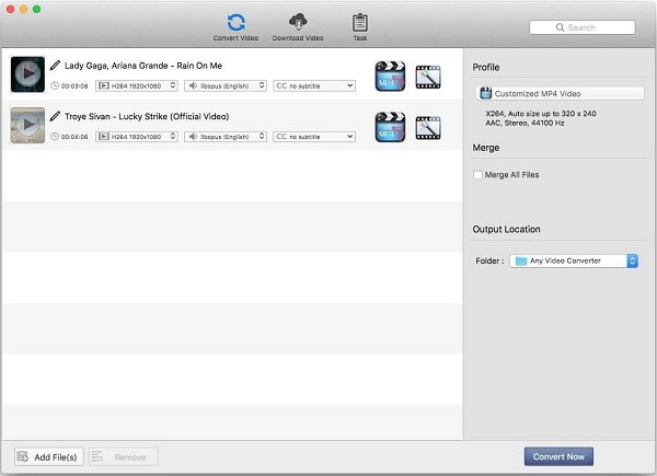 wmv mp4 변환 프로그램 Any Video Converter Free for Mac