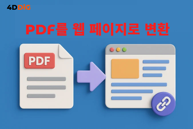 PDF를 웹페이지로 변환
