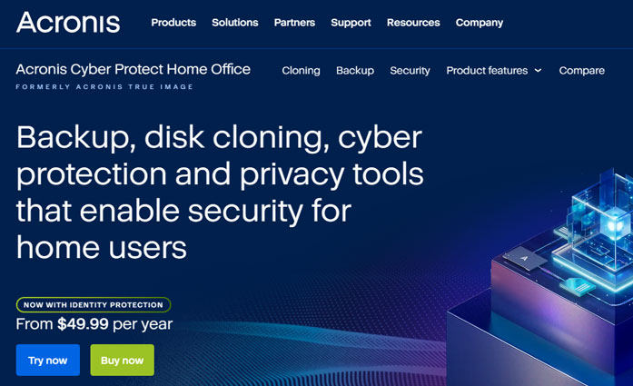 드라이브 클론 소프트웨어 사용하여 복제