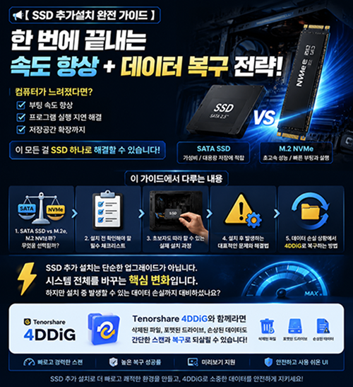 SSD추가설치