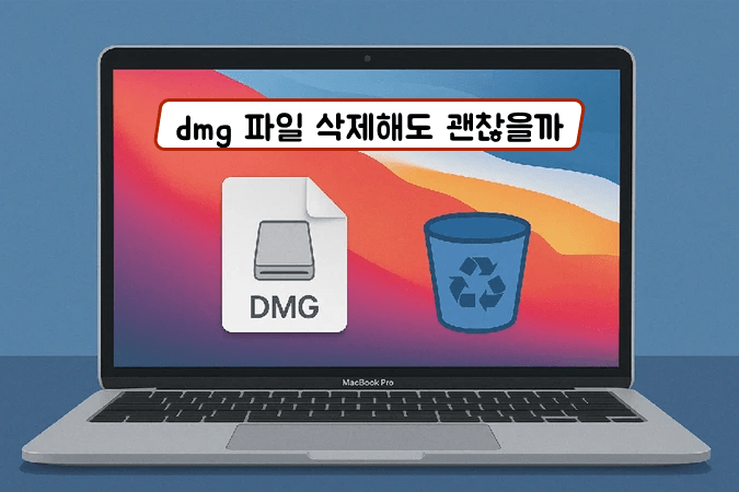 DMG 파일 삭제해도 괜찮을까