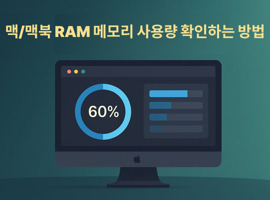 Mac에서 RAM 사용량 확인하는 방법