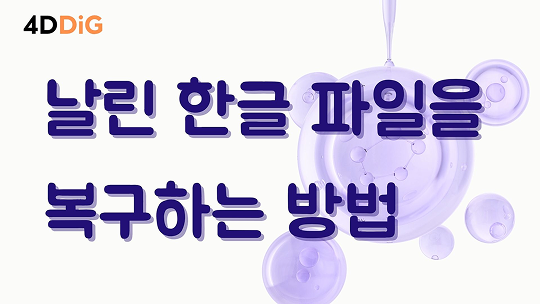 한글 파일 복구
