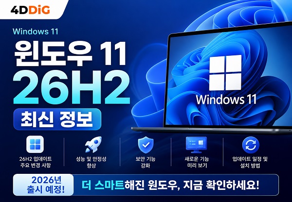 Windows 11 26H2 리뷰