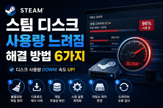 steam disk usage slow