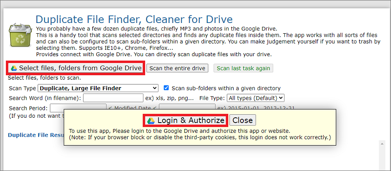 구글 드라이브에서 추가 기능을 사용해서 중복 파일 스캔하기
