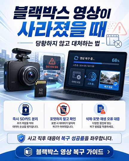 블랙박스 영상 복구