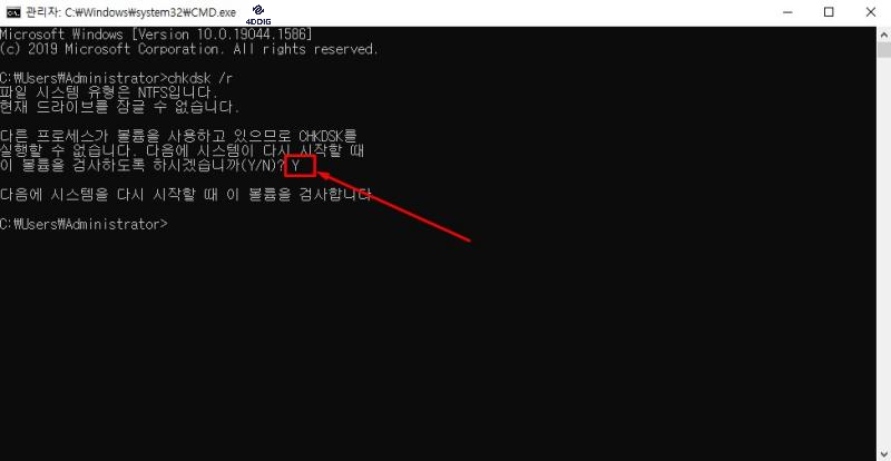 디스크검사
