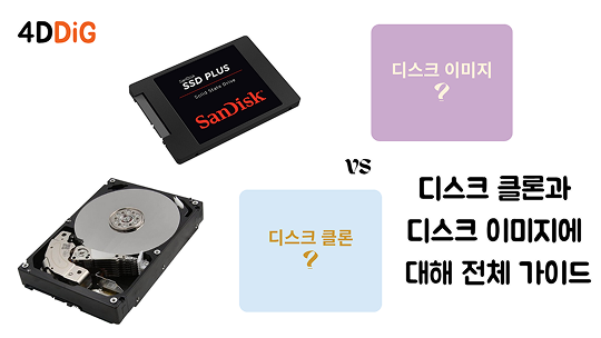 디스크 클론 VS 디스크 이미지