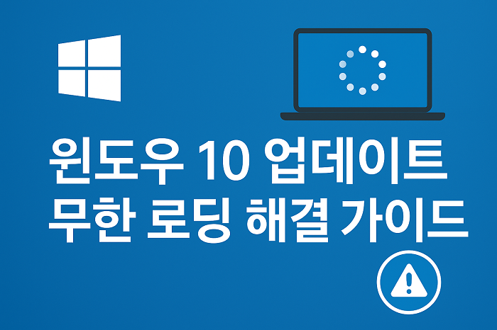 윈도우 10 업데이트 작업중 무한 로딩