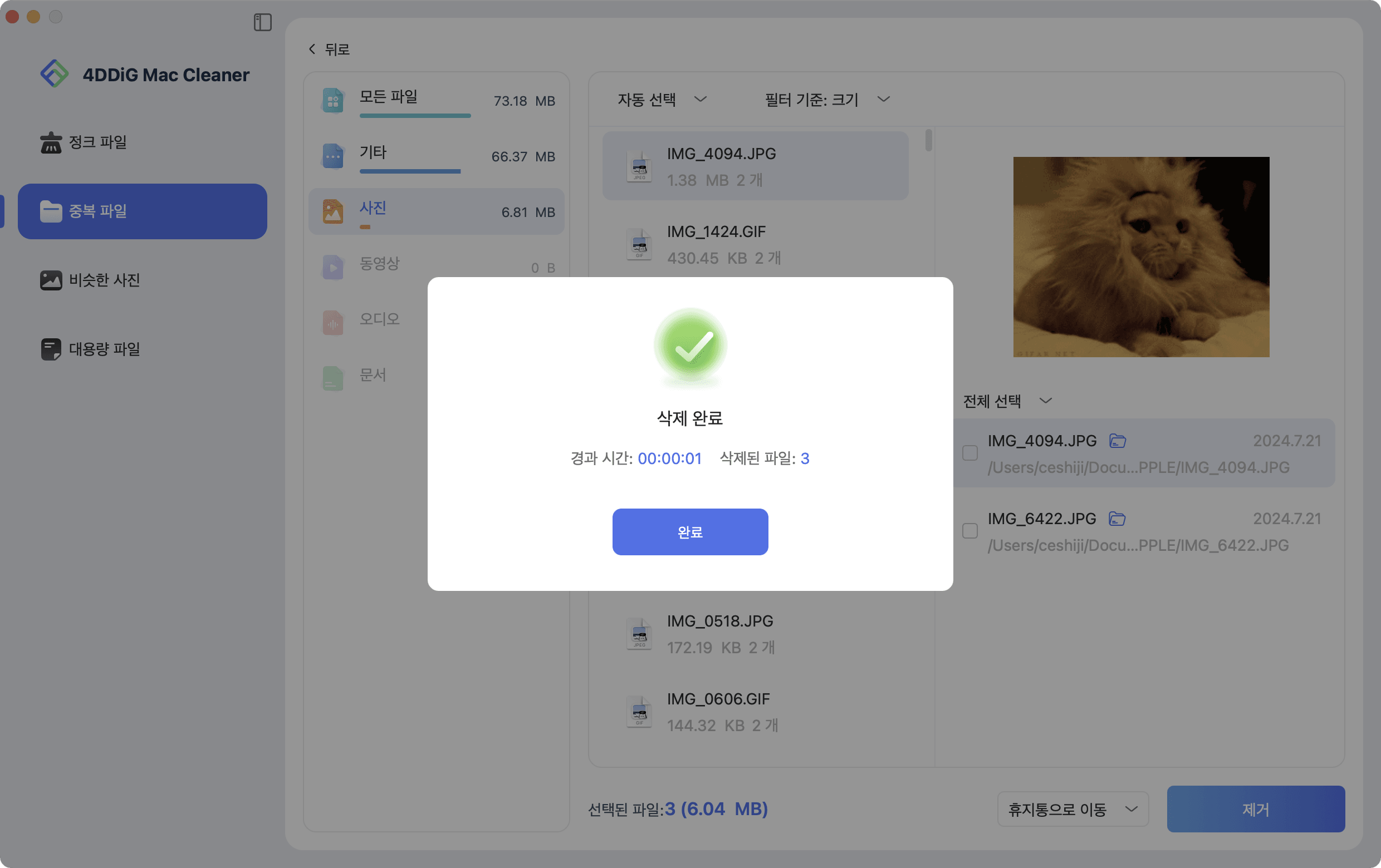 맥북에서 불필요한 중복 파일 제거