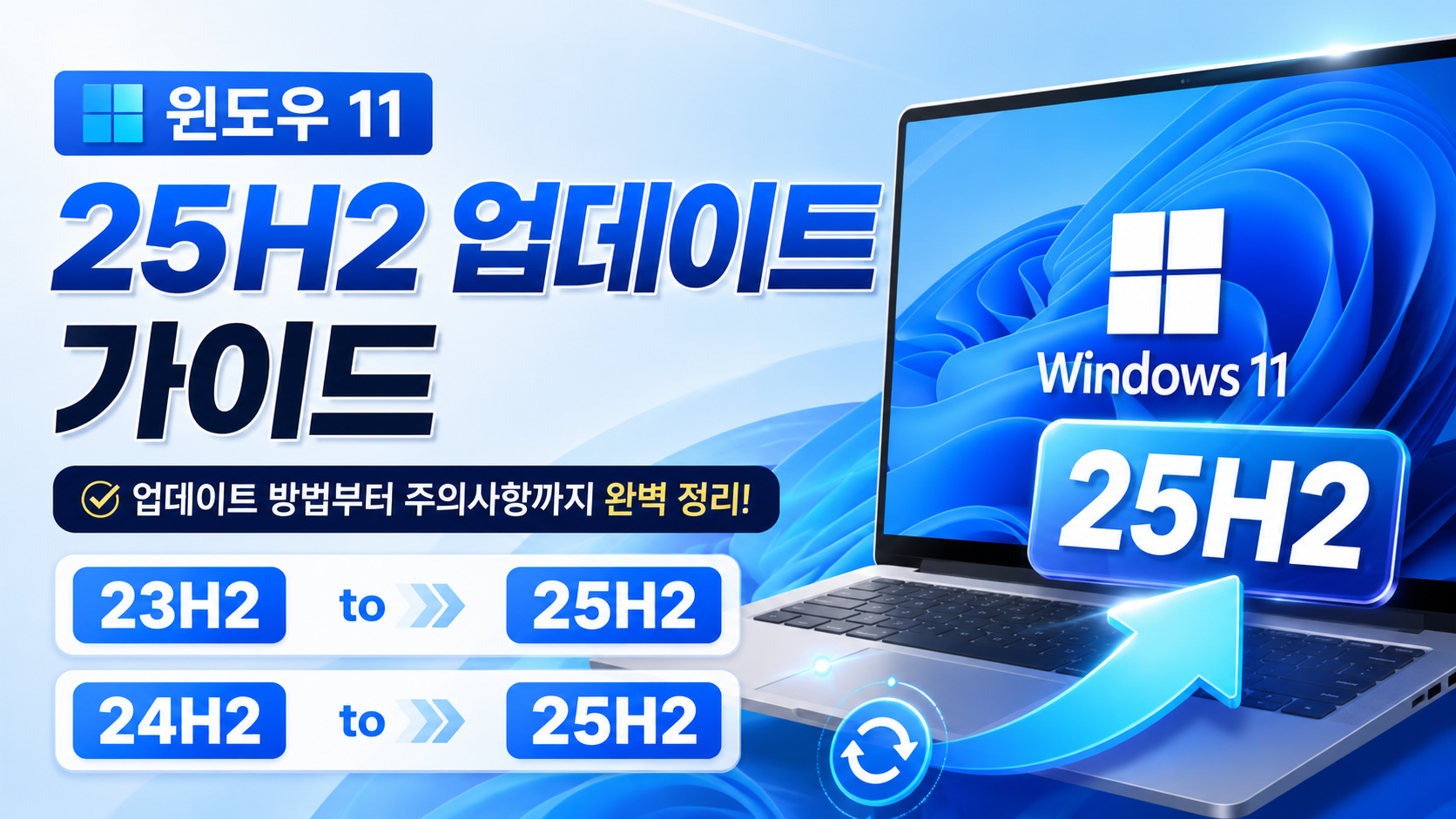 윈도우 11 25H2 업그레이드