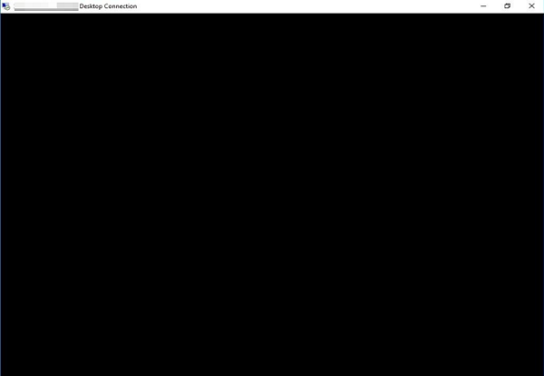 черный экран в Azure Virtual Desktop после входа в Windows 11