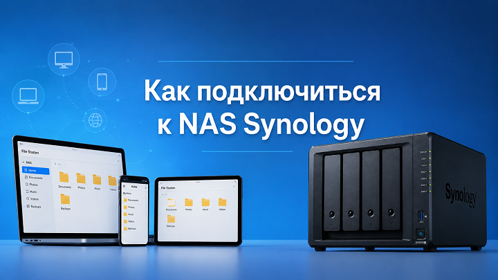 как подключиться к NAS Synology
