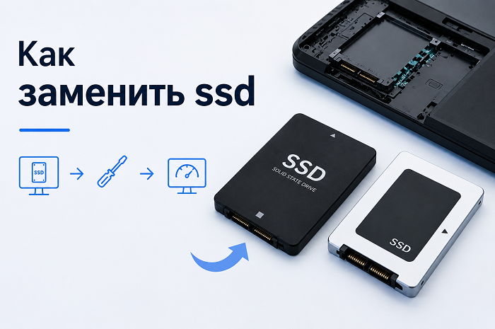 Как заменить SSD