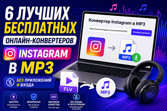 конвертер Instagram в MP3