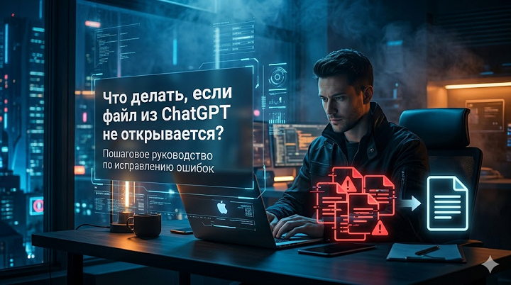 что делать если файл из ChatGPT не открывается