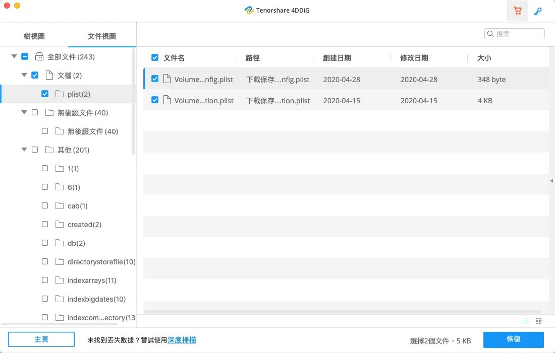 4ddig mac scan files