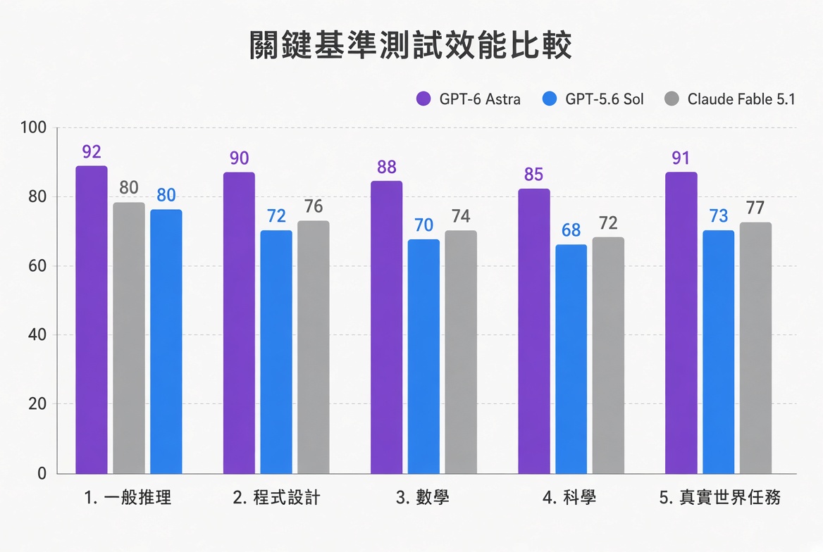 astra sol fable performance on key benchmarks