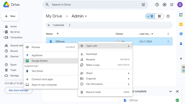 使用 Google Sheets 打開亂碼的 CVS 檔