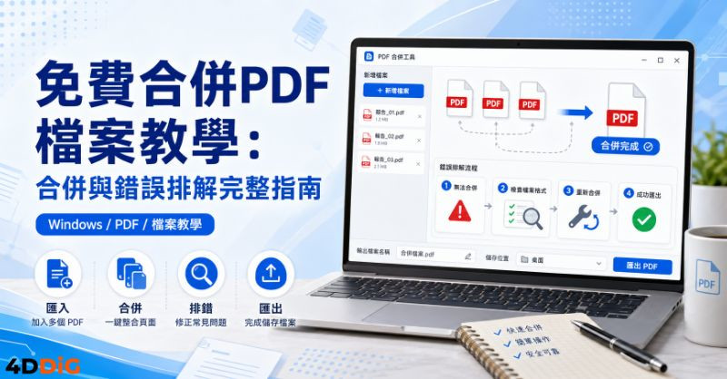 合併 PDF 檔案封面
