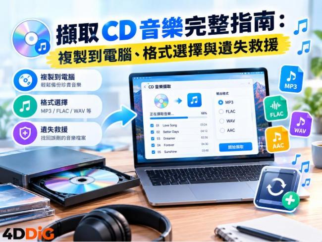 擷取 CD 音樂