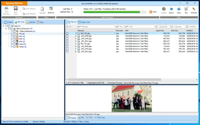Recover My Files界面