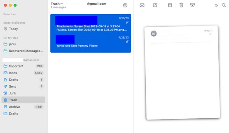 Mac郵件垃圾清理