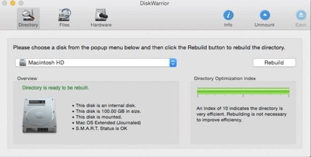 DiskWarrior Mac 資料救援軟體