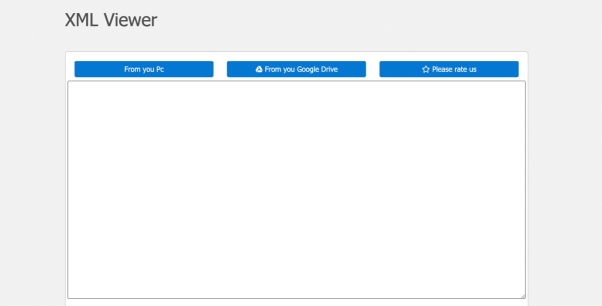 將 XML 檔案拖入介面即可