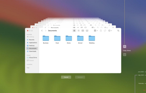 確認檔案後點擊 「還原」
