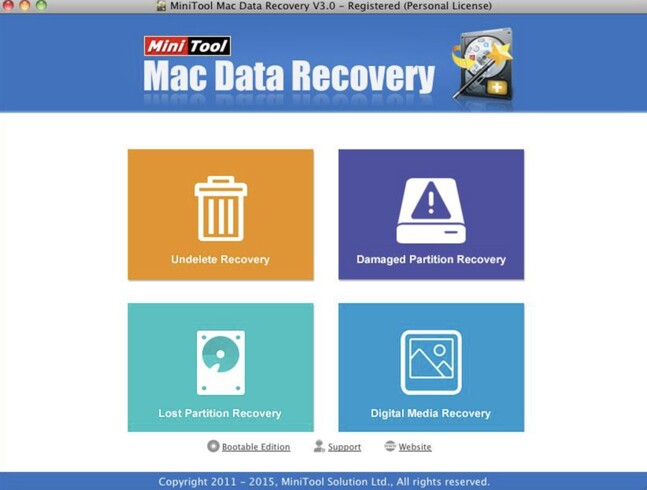 Minitool Mac Data Recovery 資料救援軟體