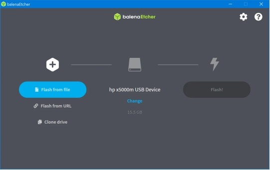 按下「Flash from file」
